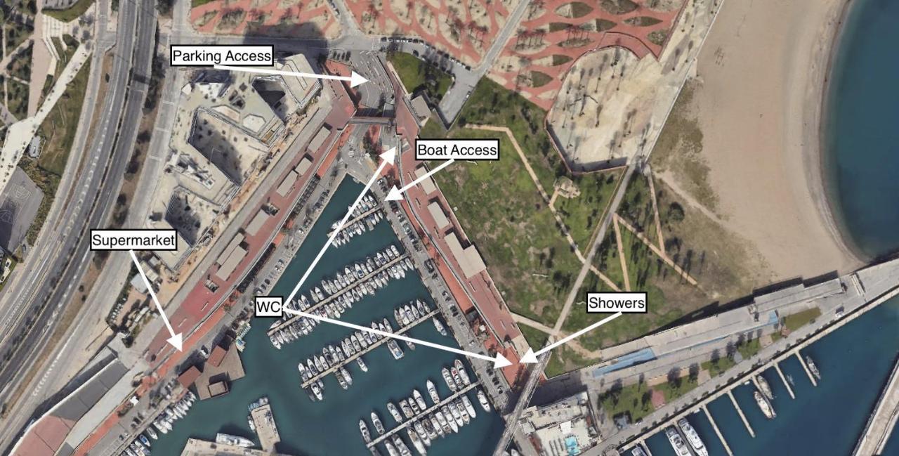 Hotel Acogedor Velero En El Forum Sant Adrià de Besòs Exterior foto